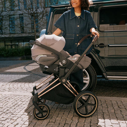 CYBEX Cloud T i-Size Plus Car Seat - Cozy Beige