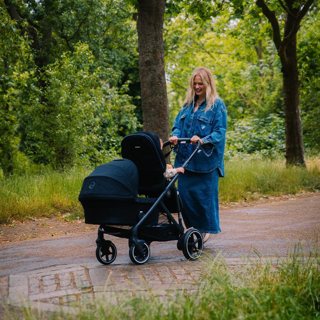 CYBEX e-Gazelle S Pushchair - Moon Black