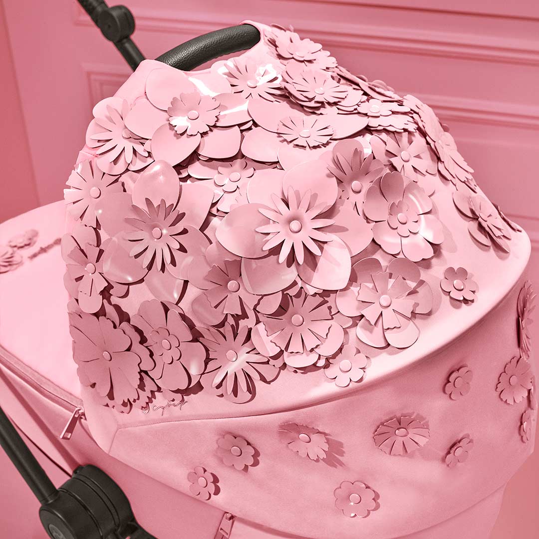 CYBEX Mios Carrycot - Simply Flowers - Dream Grey
