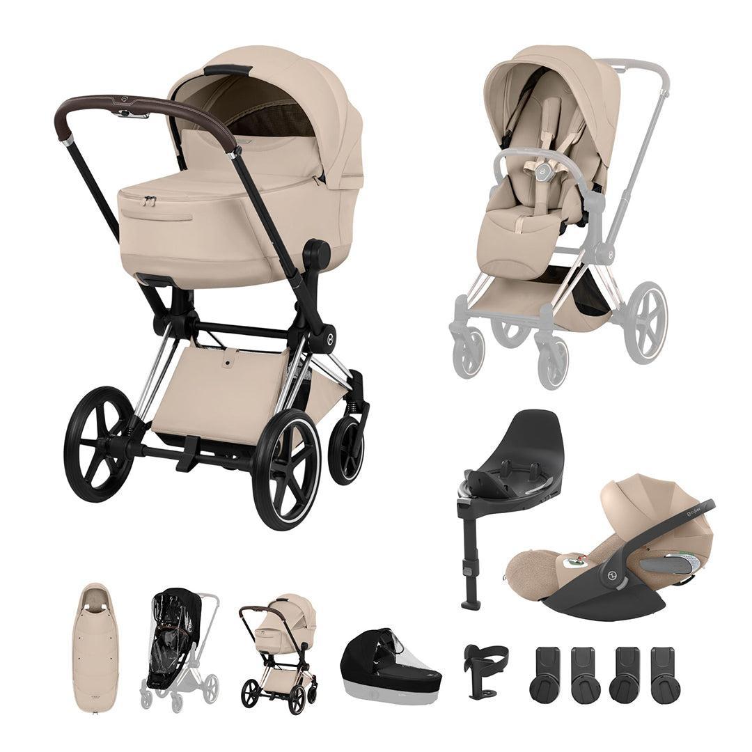 CYBEX PRIAM Fold Cot Ultimate Travel System Bundle - Style