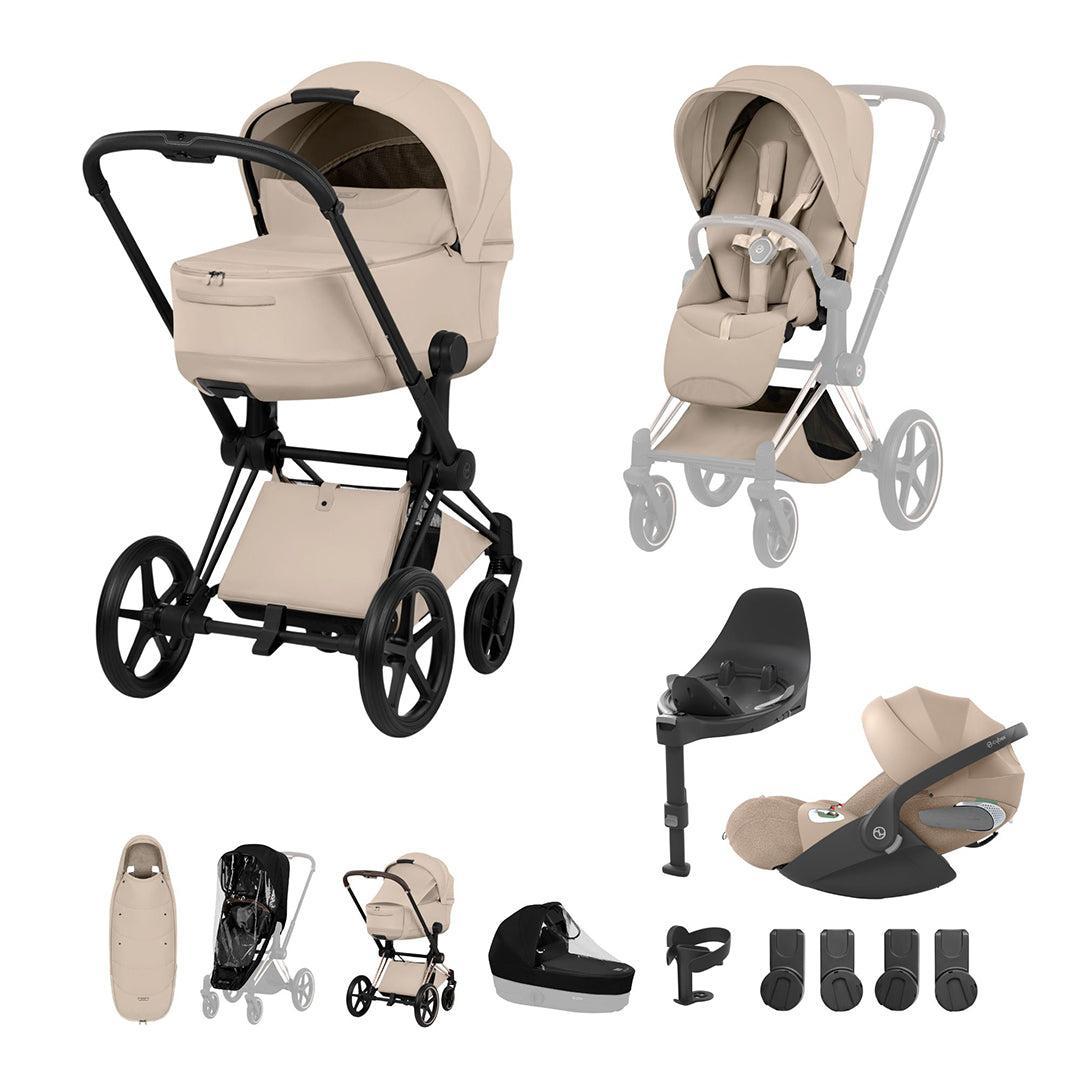 CYBEX PRIAM Fold Cot Ultimate Travel System Bundle - Style