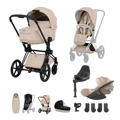 CYBEX PRIAM Fold Cot Ultimate Travel System Bundle - Style