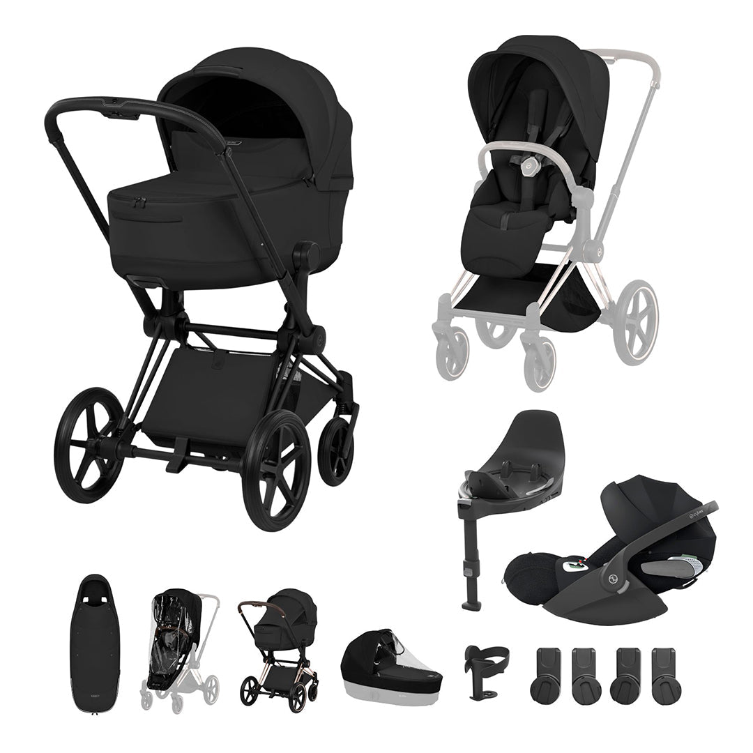 CYBEX PRIAM Fold Cot Ultimate Travel System Bundle - Style