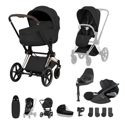 CYBEX PRIAM Fold Cot Ultimate Travel System Bundle - Style