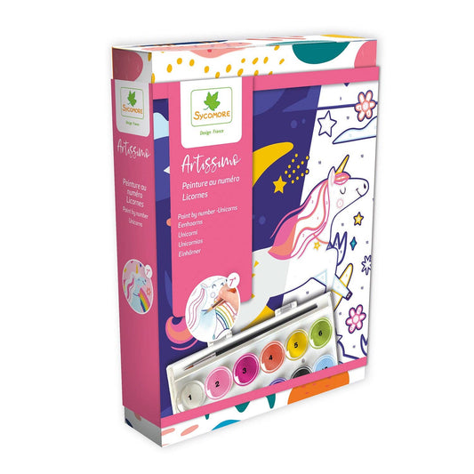 Artissimo -S Paint By Numbers Unicorns