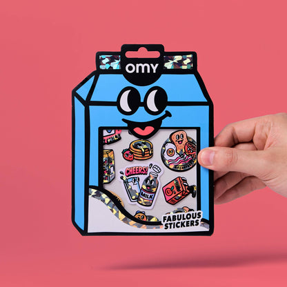 36 ASSORTED STICKERS - BIG