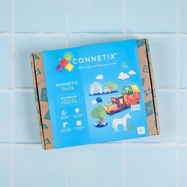 CONNETIX Rainbow Motion Pack - 24 Pieces