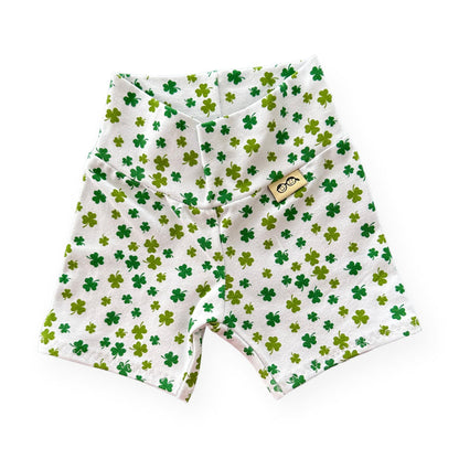 Dainty Shamrocks Biker Shorts Lounge Set
