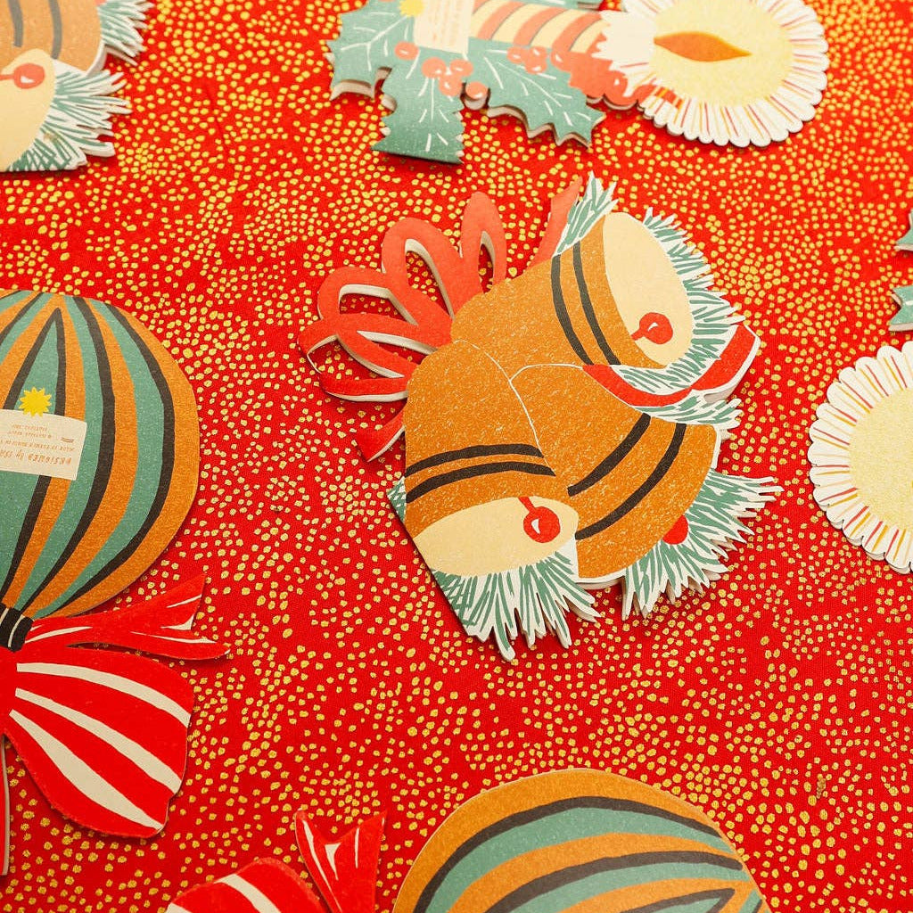 Bauble Die Cut Card - Jingle Bells Collection