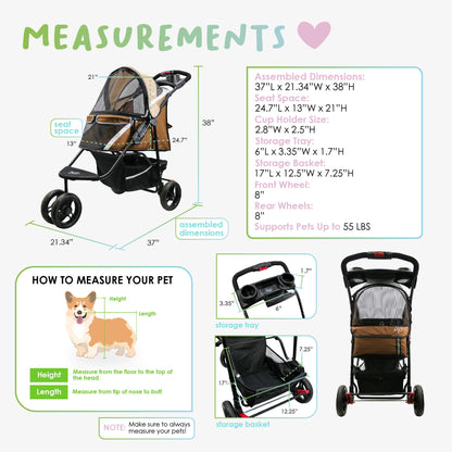 Petique, Inc - Revolutionary Pet Stroller for Dogs and Cats