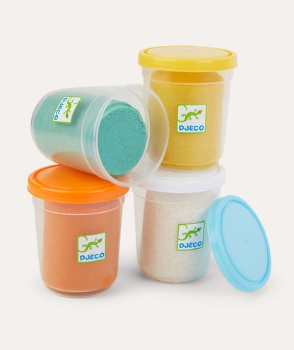 Djeco Glittery Play Dough 4 Pots