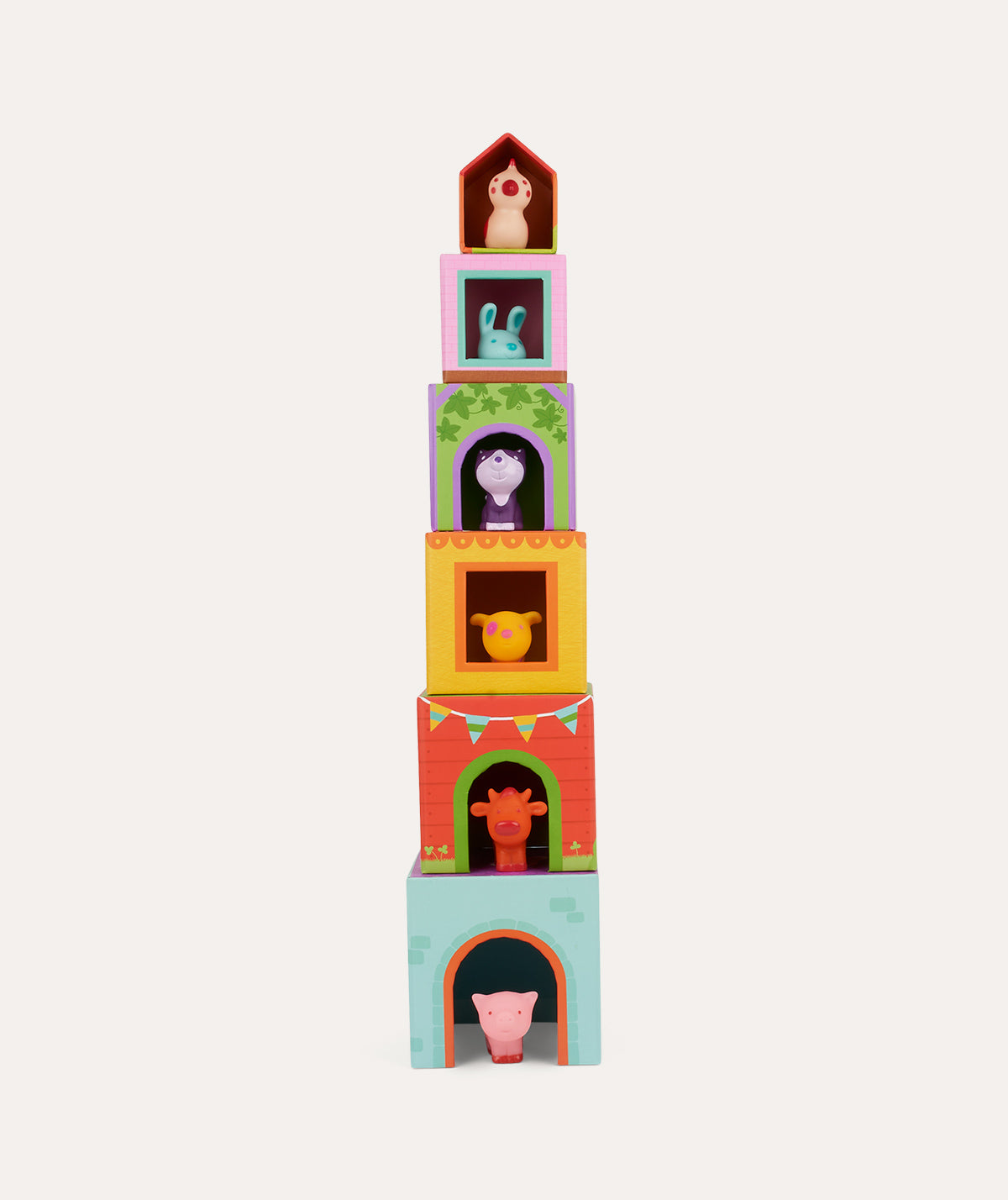 Djeco Farm Animals Stacking Blocks