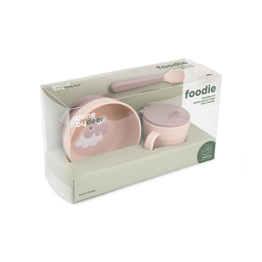 Done by Deer Foodie First Meal Set  - Powder - Happy Clouds