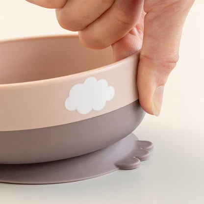 Done by Deer Foodie First Meal Set  - Powder - Happy Clouds