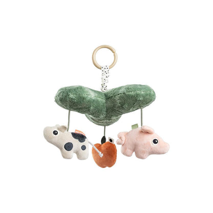 Done By Deer Musical Mobile - Tiny Farm Colour Mix