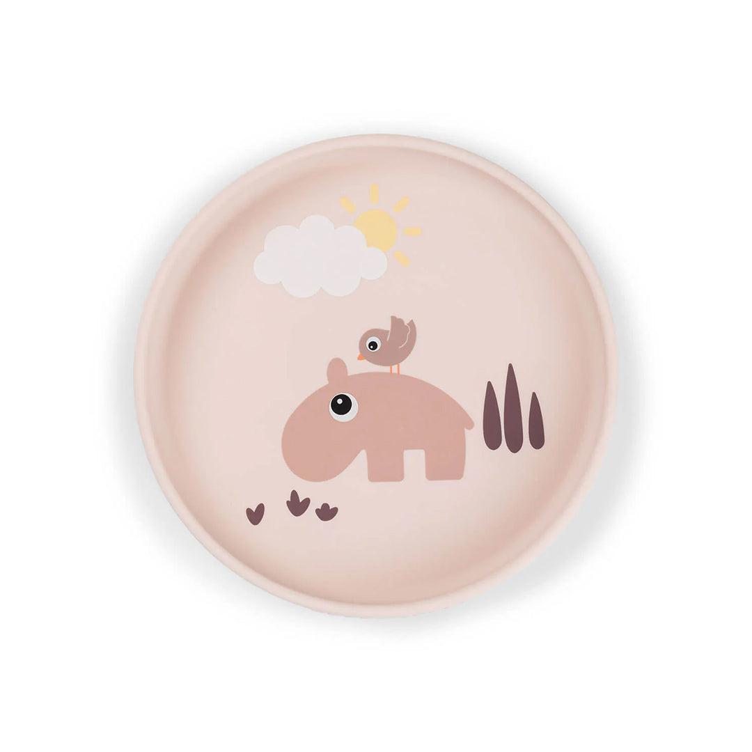 Done by Deer Silicone Stick & Stay Plate - Playground Powder