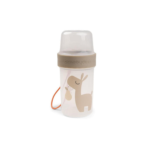 Done by Deer To Go 2-Way Snack Container - Sand - Lalee