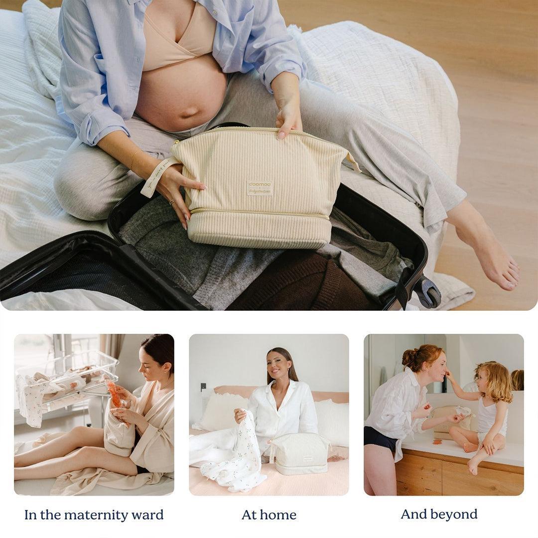 Doomoo Vanity - Post Partnum/Hospital Bag Kit - Cream