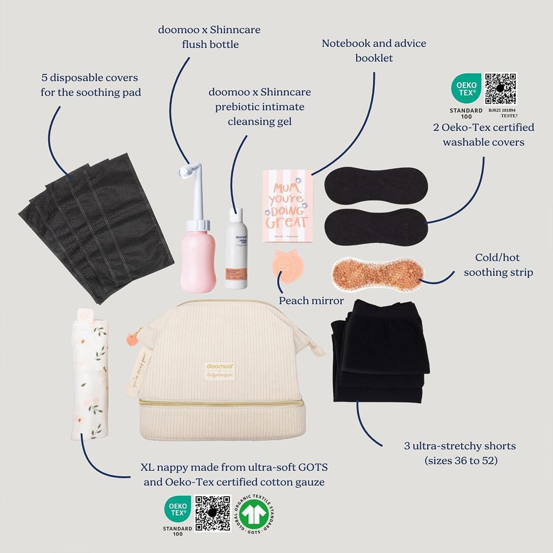 Doomoo Vanity - Post Partnum/Hospital Bag Kit - Cream