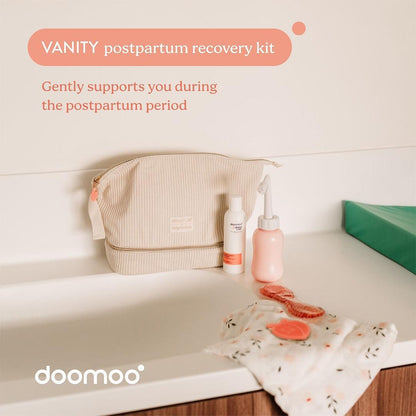 Doomoo Vanity - Post Partnum/Hospital Bag Kit - Cream