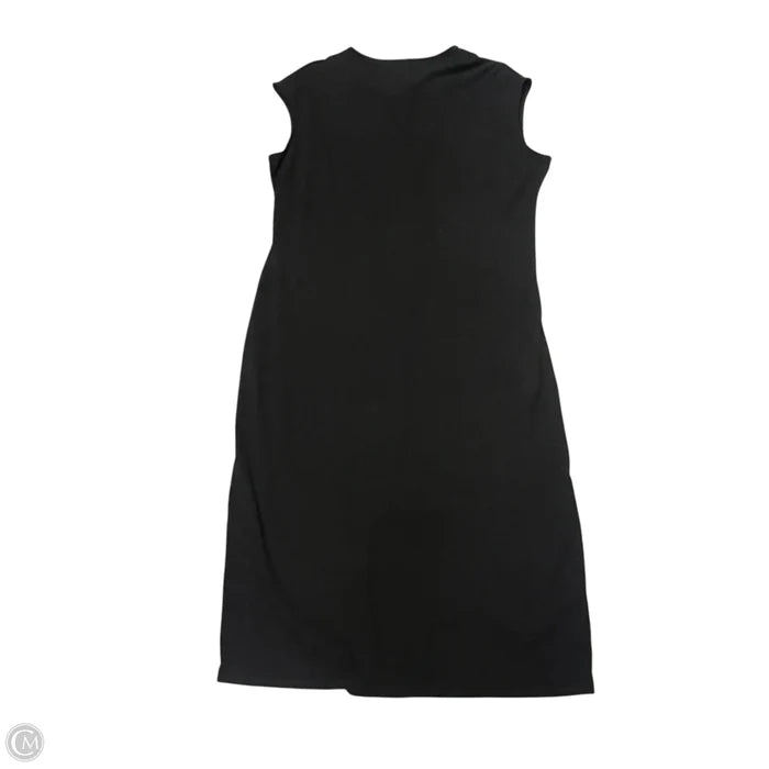 Dress Casual Midi By Vince Camuto In Black, Size: 2x