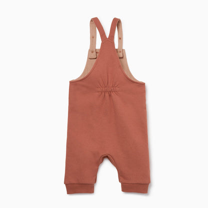 Caramel & Terracotta Dungarees and T-Shirt Set