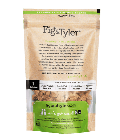 Fig & Tyler - Freeze-Dried Duck Liver Morsels