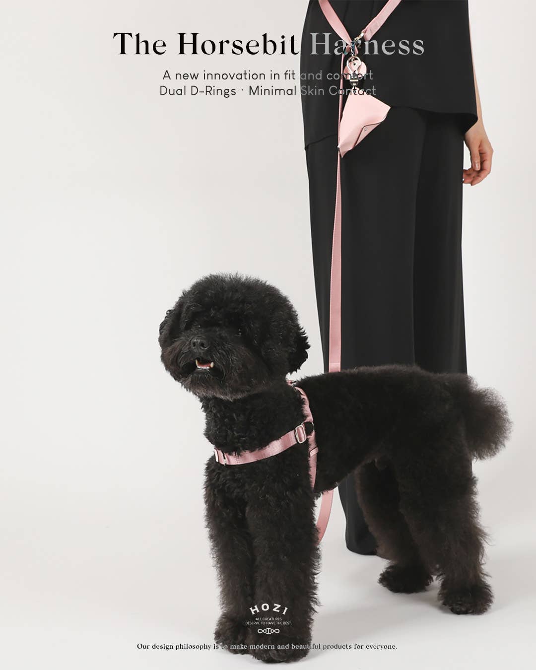Hozi - Horsebit Harness : Pink