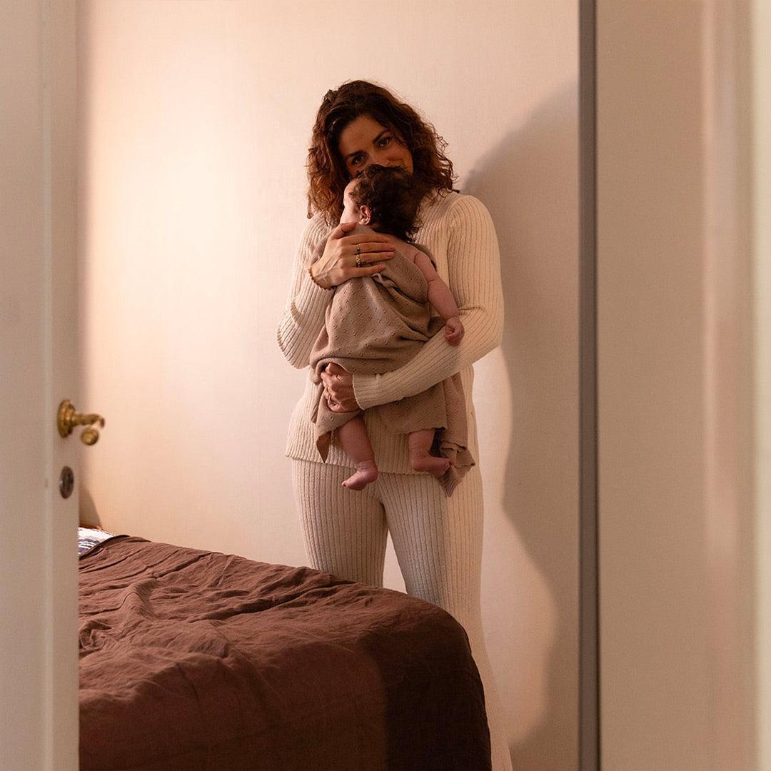 Elodie Details Pointelle Blanket - Tender Taupe