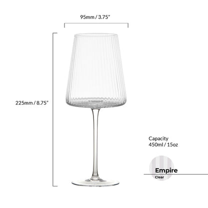 Empire Clear Wine Glass