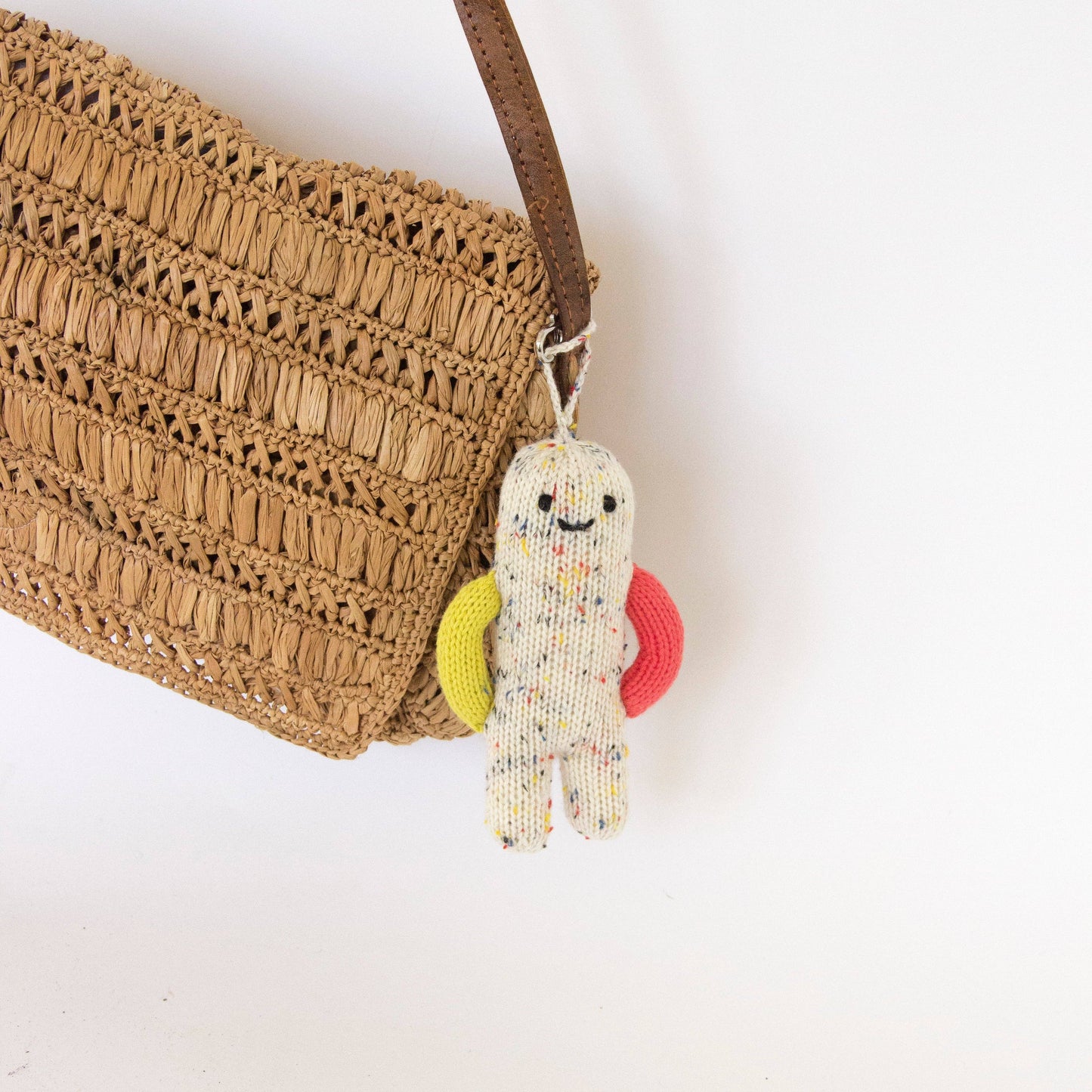 Bag Charm Hold Me Speckled