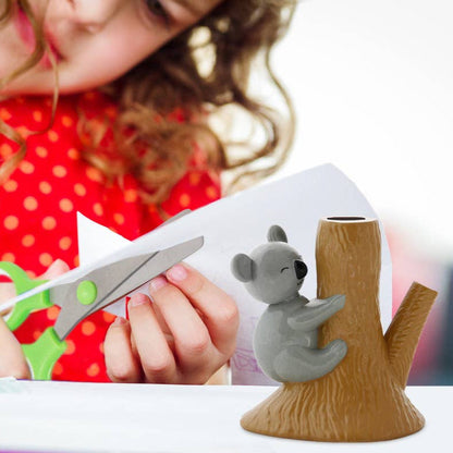 Child Scissors with Animated Koala Holder