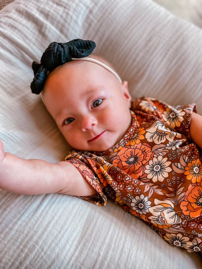 Fall Floral Summer Lounge Top
