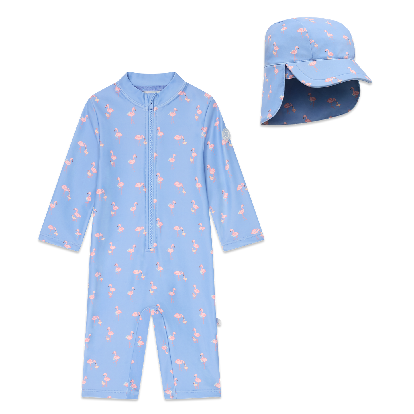 Flamingo Sunsafe Swimsuit & Hat