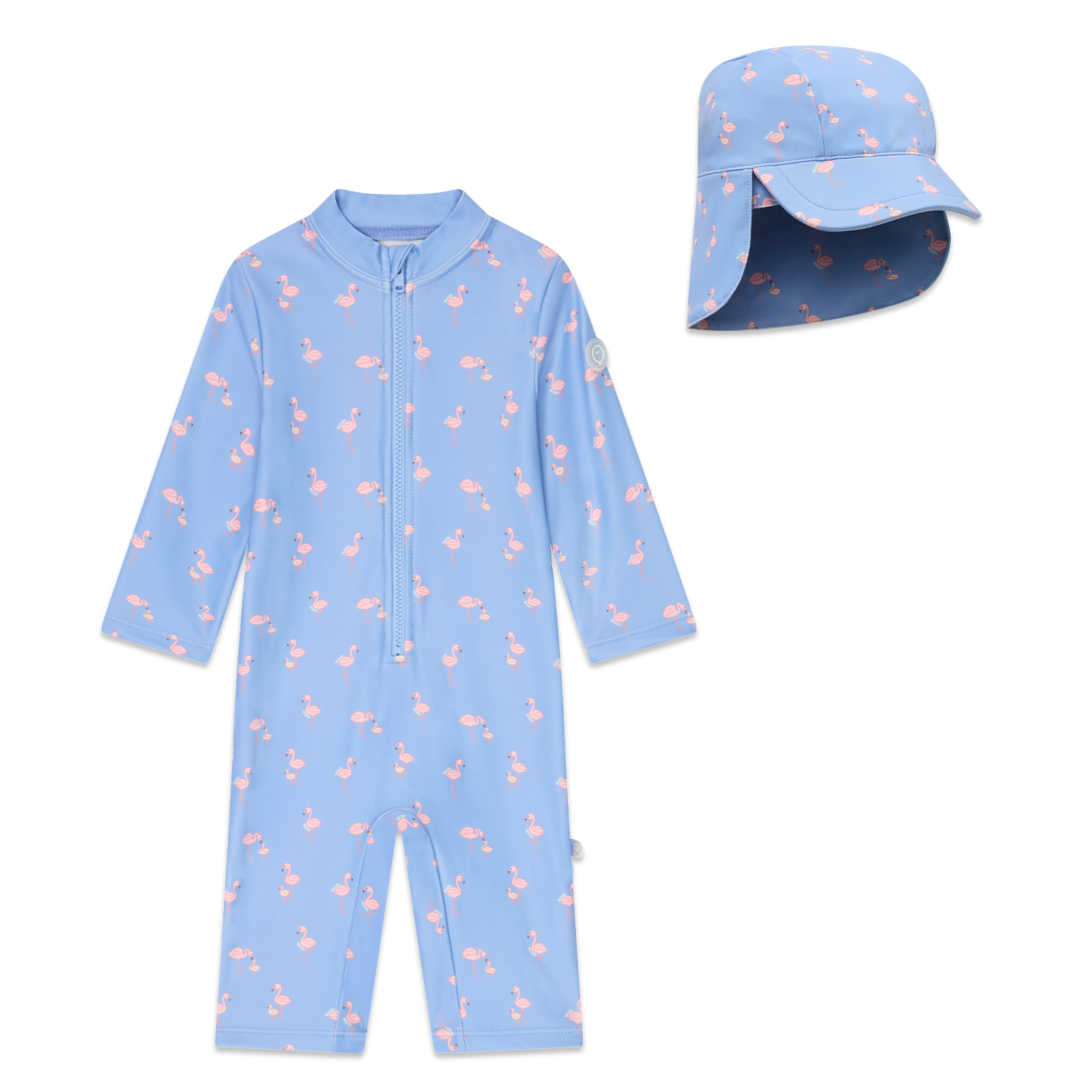 Flamingo Sunsafe Swimsuit & Hat