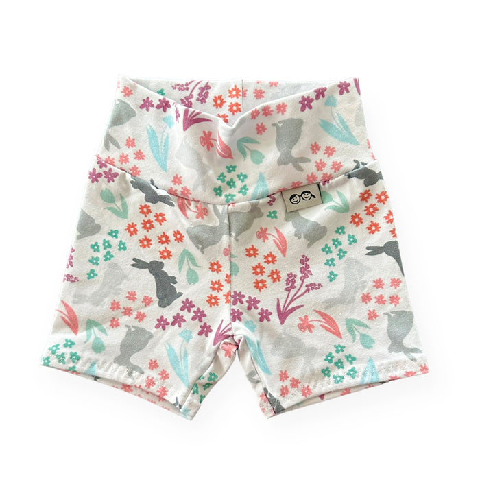 Floral Bunny Biker Shorts Lounge Set