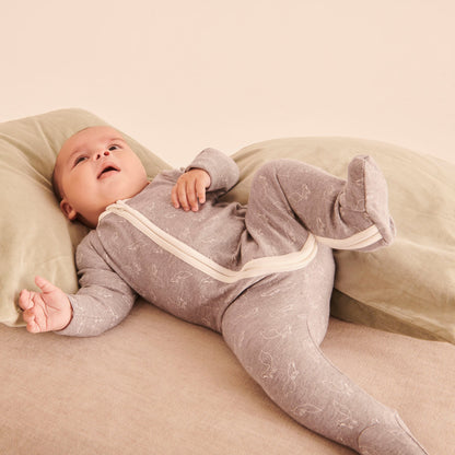 Fox Zip-Up Sleepsuit 4 Pack