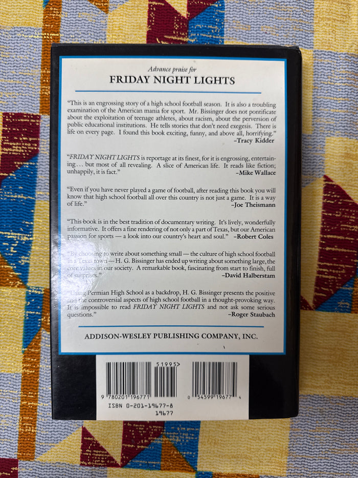 Friday Night Lights by HG Bissinger