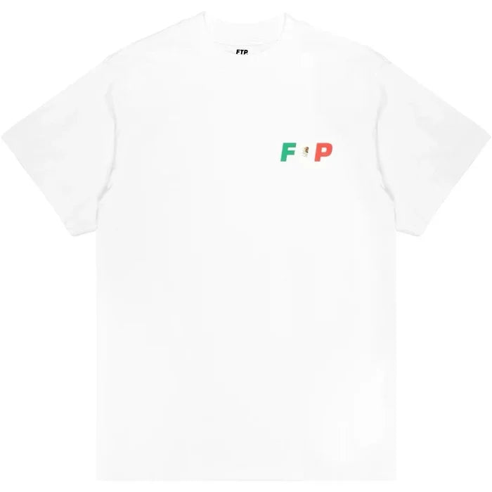 FTP Mexican Flag Logo Tee (White) (WORN)