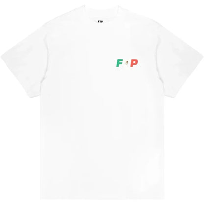 FTP Mexican Flag Logo Tee (White) (WORN)