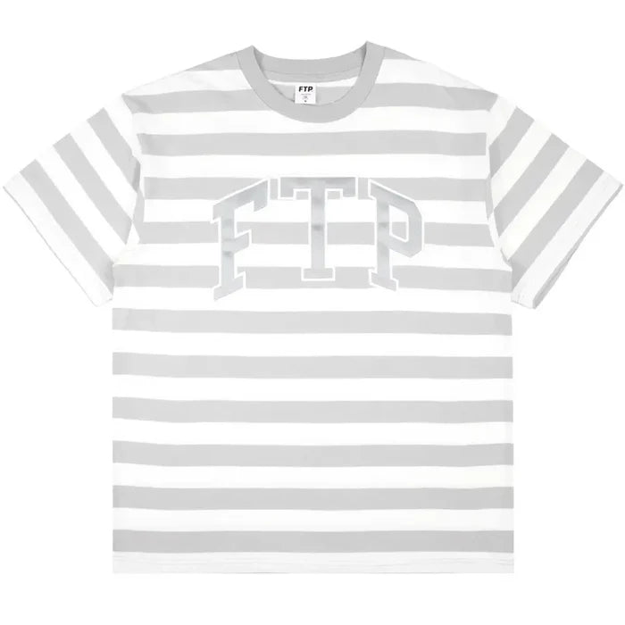 FTP Stripe Arch Logo Tee (Grey/White) (WORN)