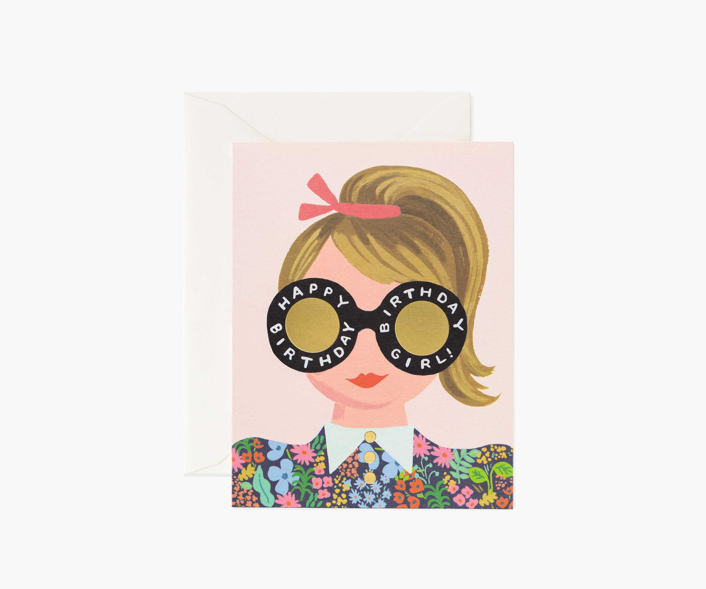 Meadow Birthday Girl Birthday Card - Single Card
