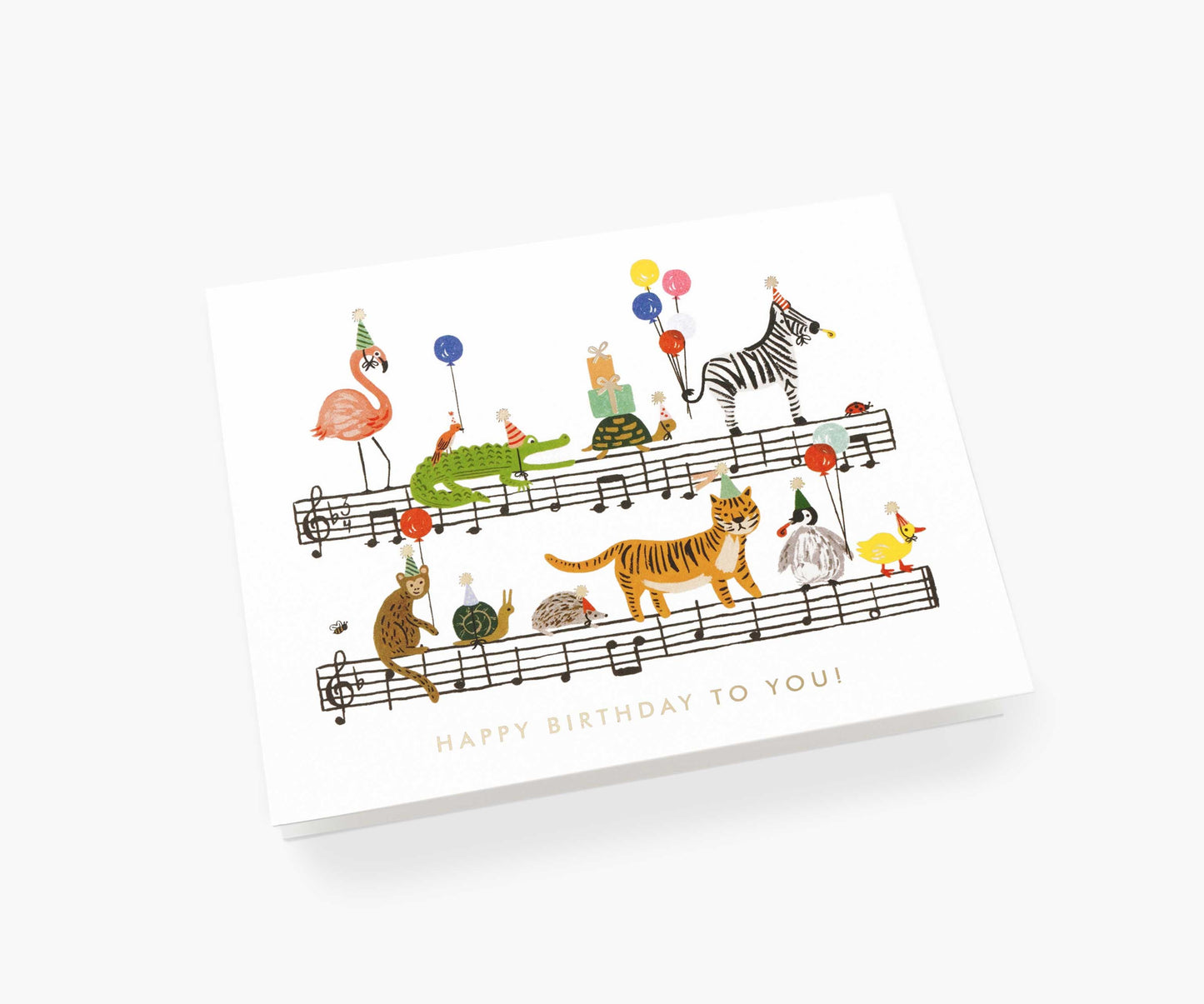 Happy Birthday Song Birthday Card - Single Card