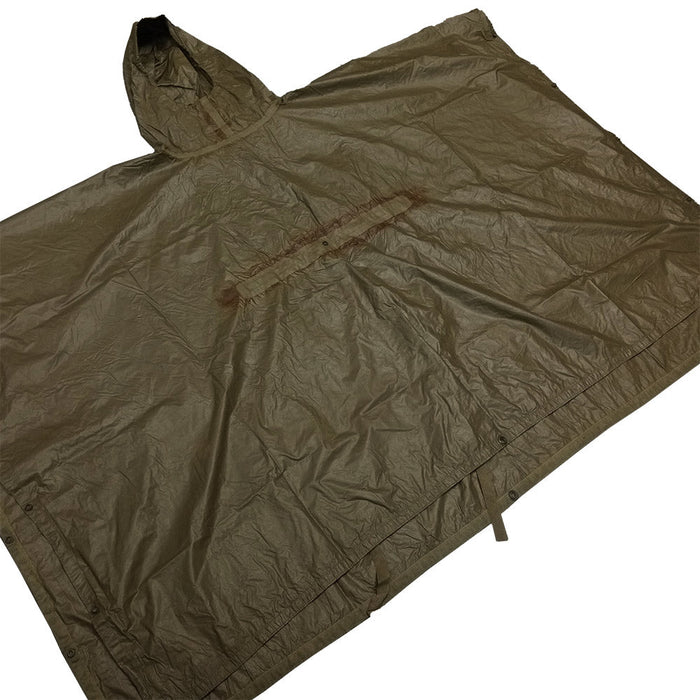 German Olive Drab Poncho - German Army Surplus - Ponchos