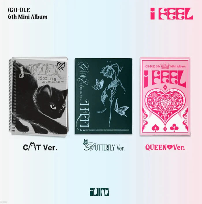 (G)I-DLE - I FEEL 6th Mini Album (You Can Choose Ver)