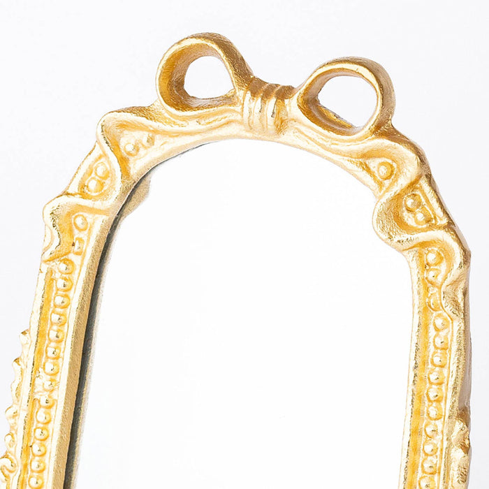 Gold Ribbon Table Mirror