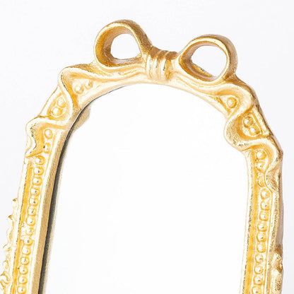 Gold Ribbon Table Mirror