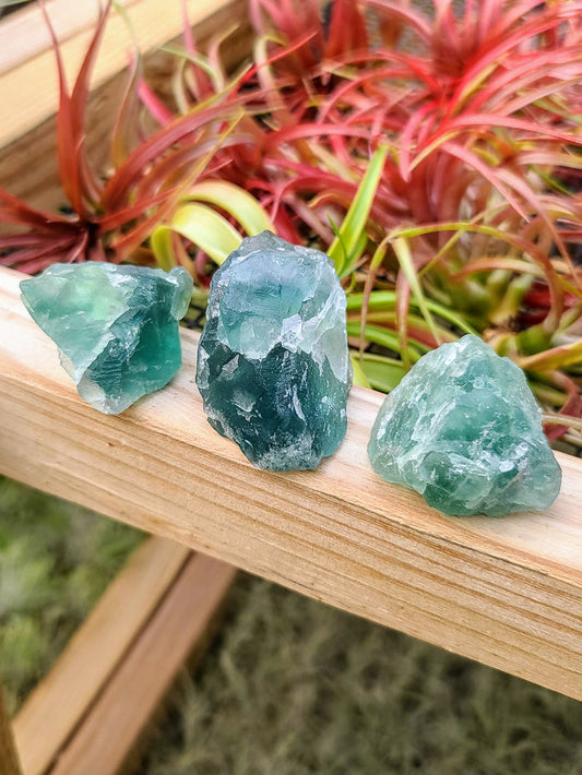 Green Fluorite Raw Stone
