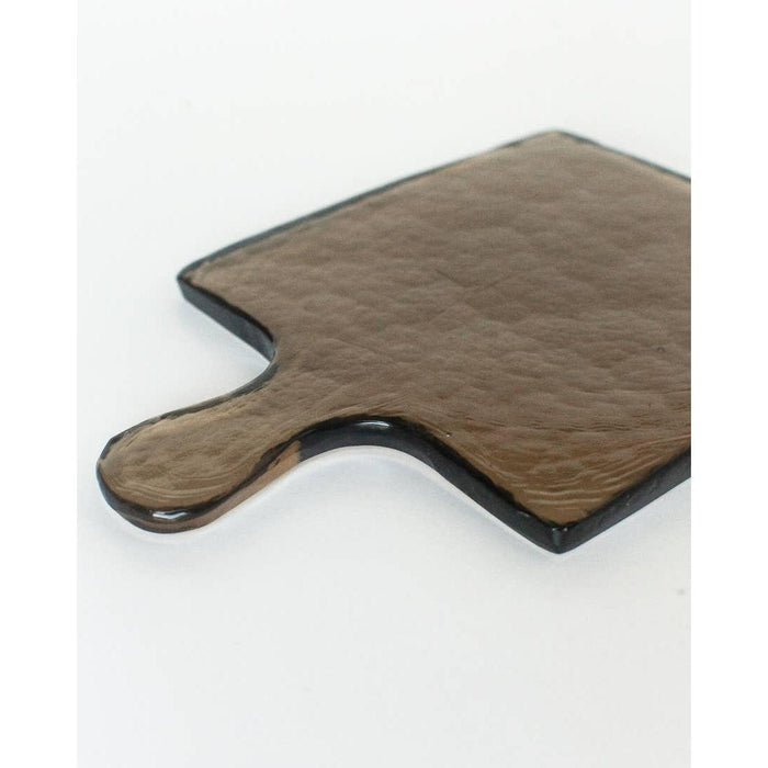 Handblown Hammered Glass Serving Board- Assorted Colors- Sold Individually (*Local Pickup/Local Delivery Only)