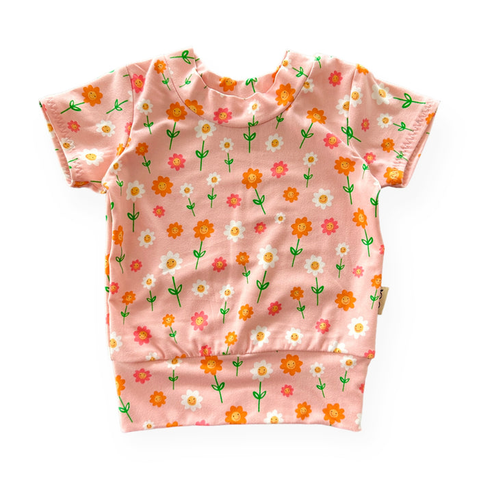 Happy Daisy Biker Shorts Lounge Set